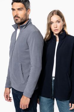 Fleecejacke mit Reißverschluss
