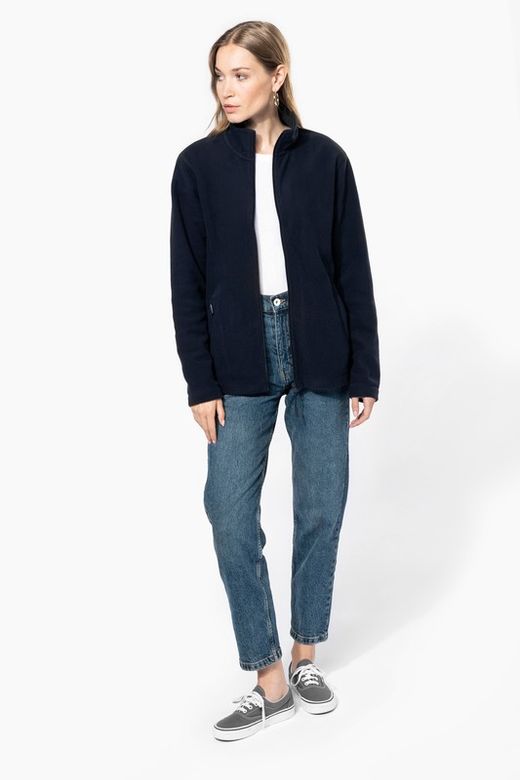 Fleecejacke mit Reißverschluss