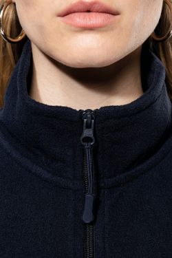 Fleecejacke mit Reißverschluss