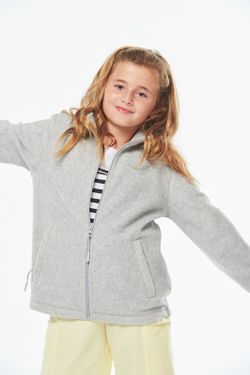 MIKROPOLARE JACKE MIT ZIPPER FÜR KINDER