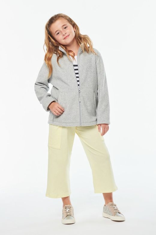 MIKROPOLARE JACKE MIT ZIPPER FÜR KINDER