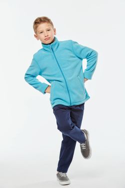 MIKROPOLARE JACKE MIT ZIPPER FÜR KINDER