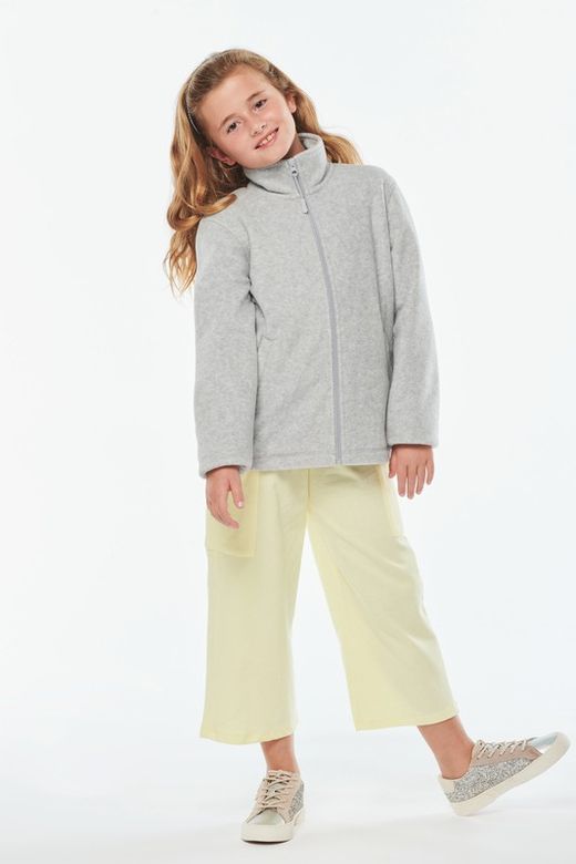 MIKROPOLARE JACKE MIT ZIPPER FÜR KINDER