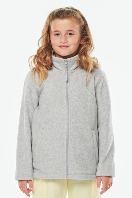 MIKROPOLARE JACKE MIT ZIPPER FÜR KINDER