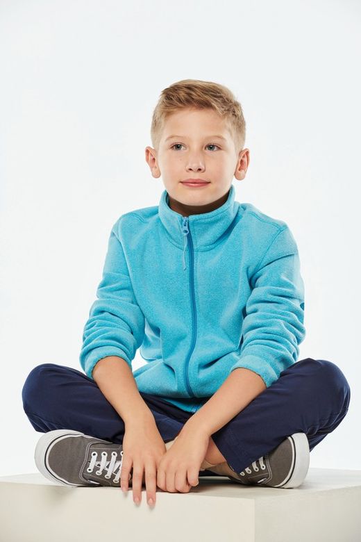 MIKROPOLARE JACKE MIT ZIPPER FÜR KINDER