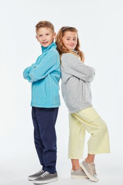 MIKROPOLARE JACKE MIT ZIPPER FÜR KINDER