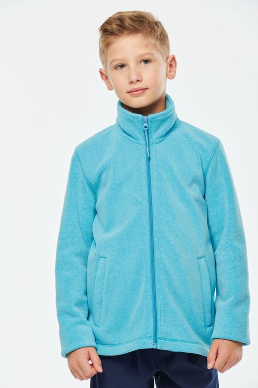 MIKROPOLARE JACKE MIT ZIPPER FÜR KINDER