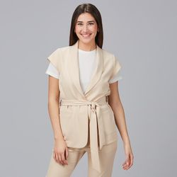 Chaqueta Mujer Cuello Smoking Meli
