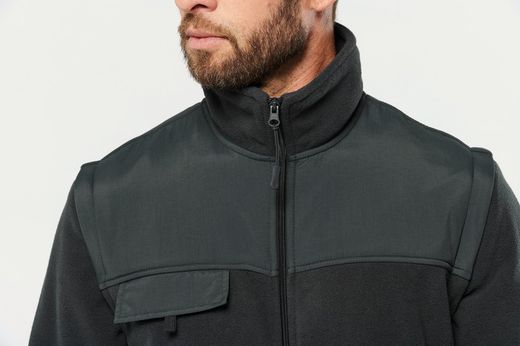 Chaqueta Polar Con Mangas Extraíbles