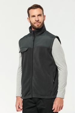 Fleecejacke mit abnehmbaren Ärmeln