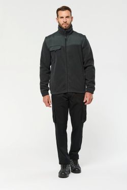 Fleecejacke mit abnehmbaren Ärmeln