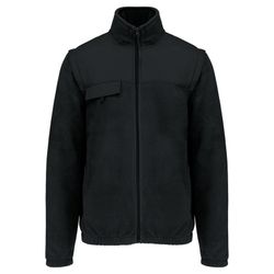 Fleecejacke mit abnehmbaren Ärmeln