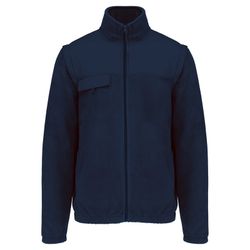 Fleecejacke mit abnehmbaren Ärmeln