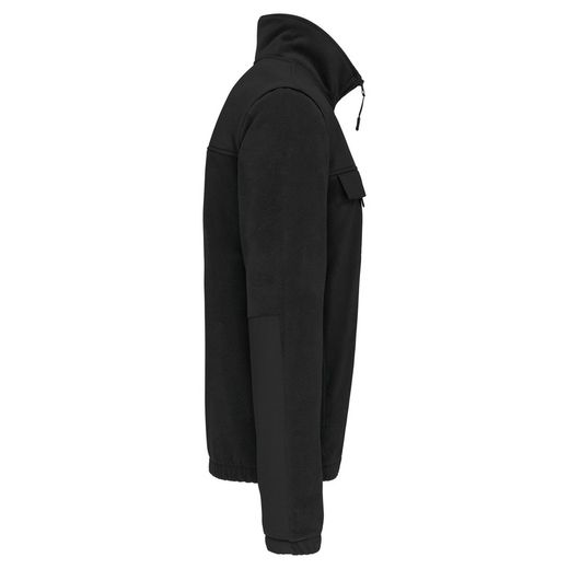 Fleecejacke mit abnehmbaren Ärmeln