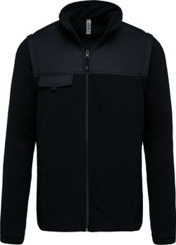 Fleecejacke mit abnehmbaren Ärmeln