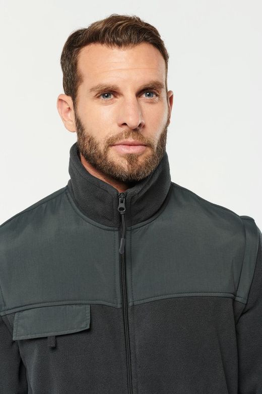 Chaqueta Polar Con Mangas Extraíbles