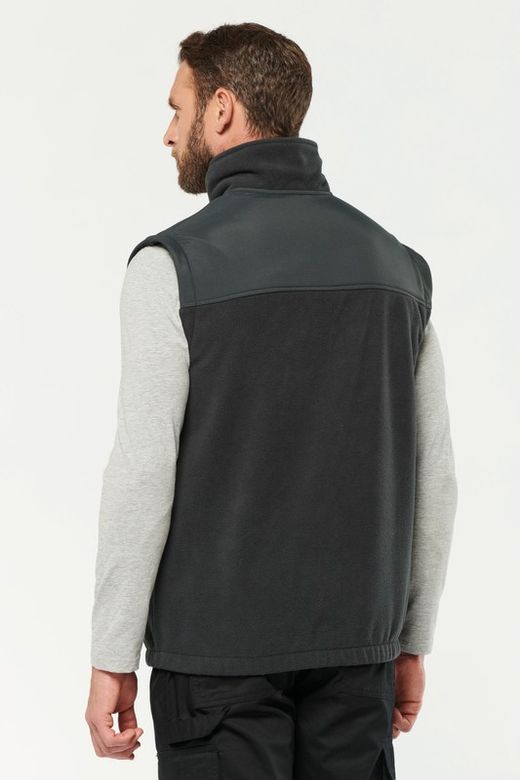 Fleecejacke mit abnehmbaren Ärmeln