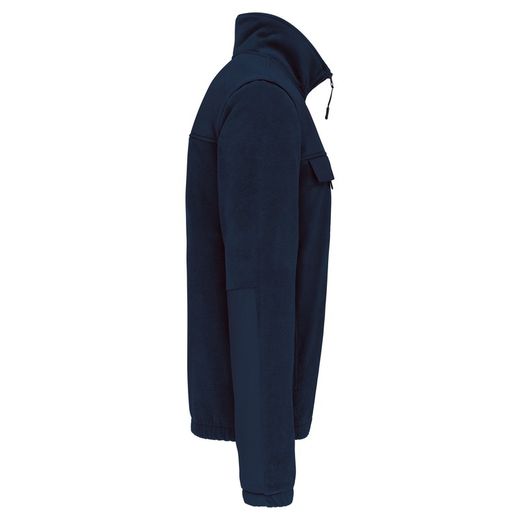 Fleecejacke mit abnehmbaren Ärmeln