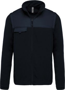 Fleecejacke mit abnehmbaren Ärmeln