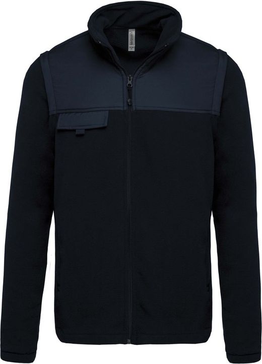 Fleecejacke mit abnehmbaren Ärmeln