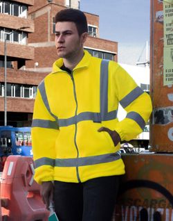 Chaqueta polar de alta visibilidad Bergen