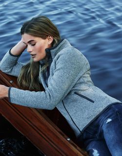 Damen Outdoor Fleecejacke