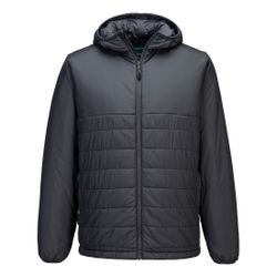 Chaqueta Professional Hooded Insulated Baffle Jacket Negro