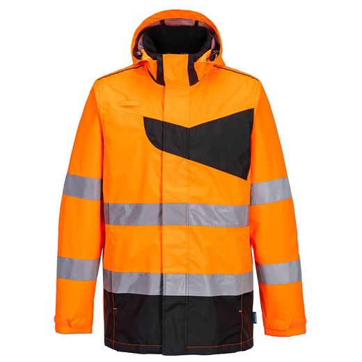 Chaqueta PW2 de alta visibilidad para la lluvia