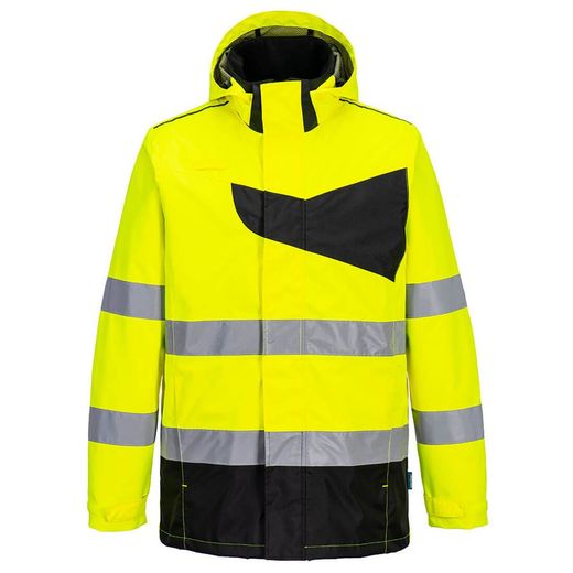 Chaqueta PW2 de alta visibilidad para la lluvia