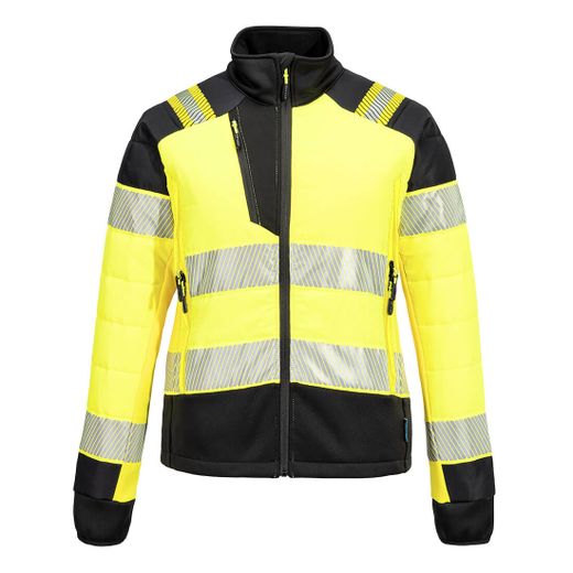 Chaqueta PW3 Hi-Vis Women's Hybrid Baffle