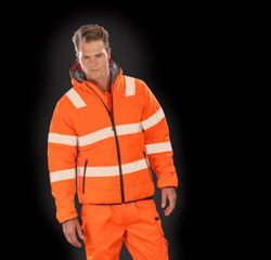 Gepolsterte und recycelte Ripstop-Sicherheitsjacke