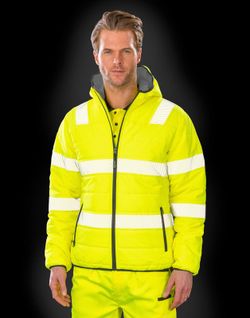 Gepolsterte und recycelte Ripstop-Sicherheitsjacke
