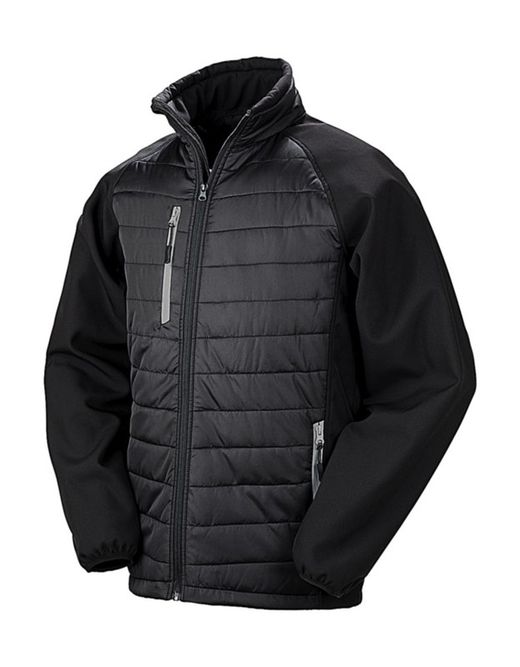 Gepolsterte Softshell-Jacke