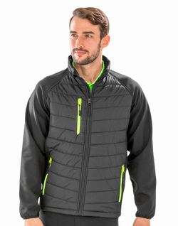 Gepolsterte Softshell-Jacke