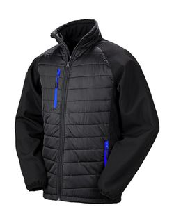 Gepolsterte Softshell-Jacke