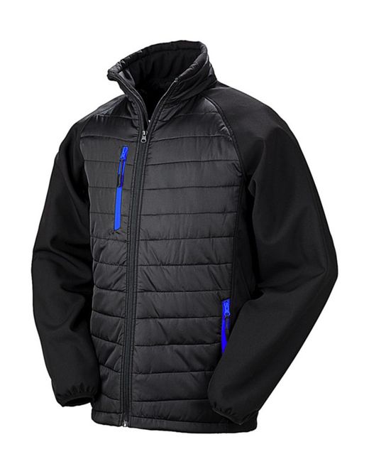 Gepolsterte Softshell-Jacke