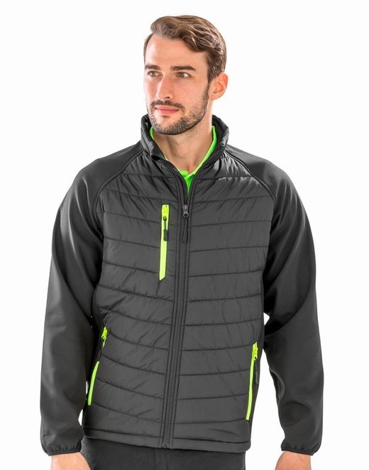 Gepolsterte Softshell-Jacke