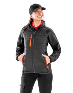 Gepolsterte Softshell-Jacke