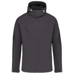 SOFTSHELL-JACKE MIT ABNEHMBAREN HOOD MEN