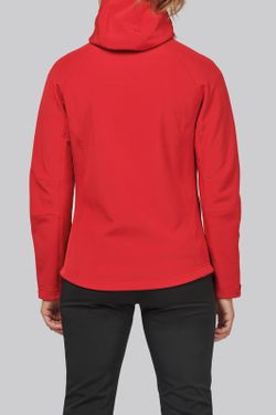 SOFTSHELL WOMEN'S ENTFERNBARE HOOD JACKE