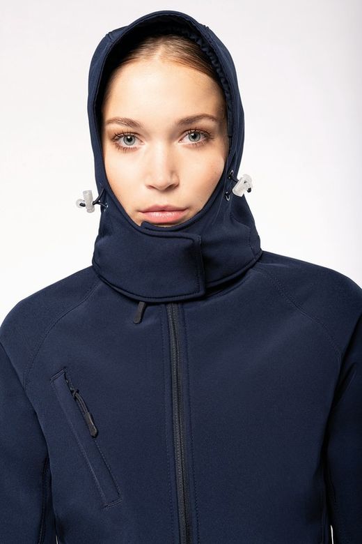 SOFTSHELL WOMEN'S ENTFERNBARE HOOD JACKE
