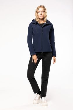 SOFTSHELL WOMEN'S ENTFERNBARE HOOD JACKE