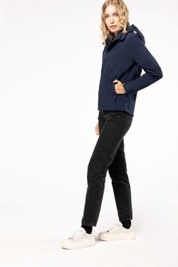SOFTSHELL WOMEN'S ENTFERNBARE HOOD JACKE
