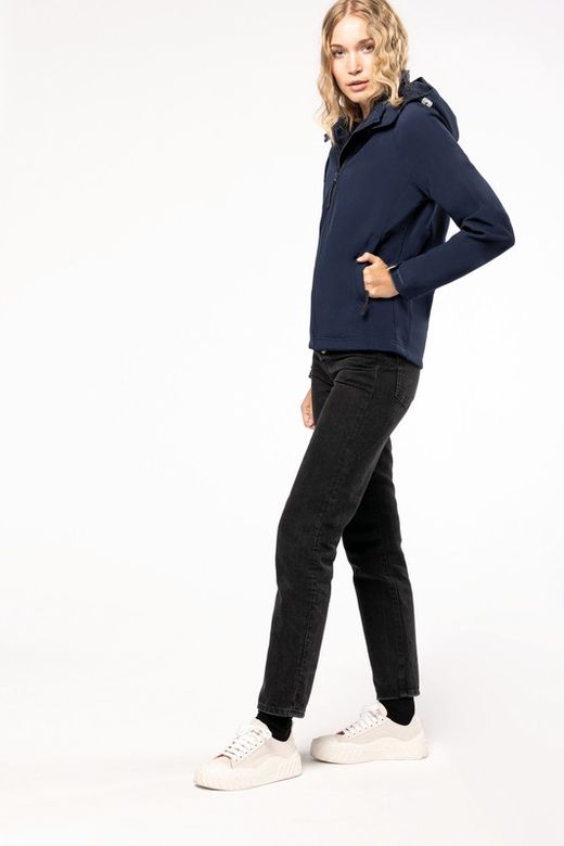 SOFTSHELL WOMEN'S ENTFERNBARE HOOD JACKE
