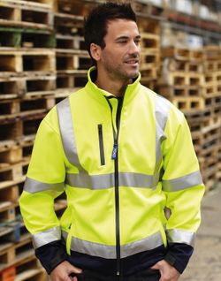 Fluo Softshell Jacke