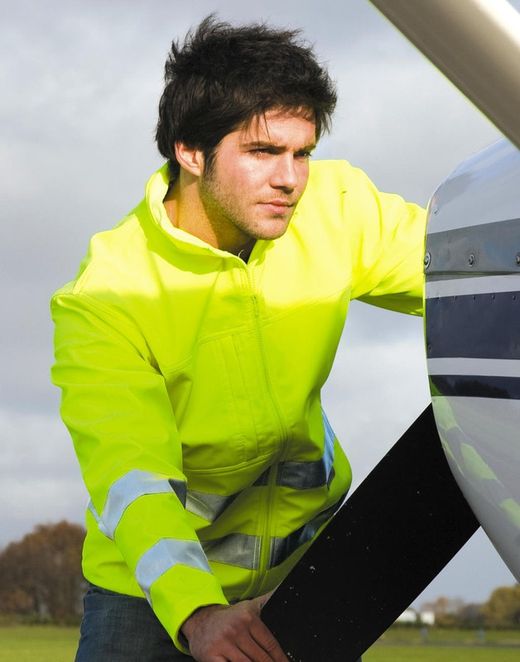 High-Viz Softshelljacke