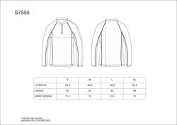 Chaqueta tejido elastico lisa Negro / Turquesa