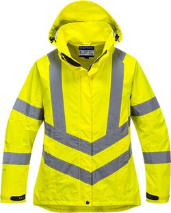 Atmungsaktive Warnschutzjacke für Damen
