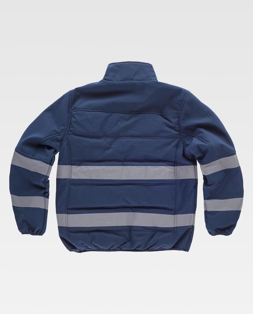 Chaqueta Workshell  Marino / Naranja