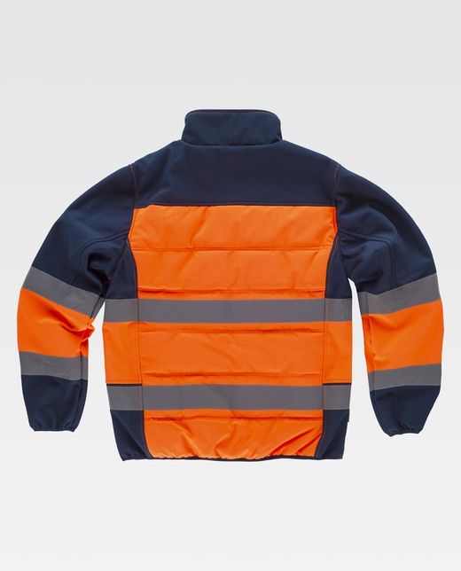 Chaqueta Workshell Naranja / Marino